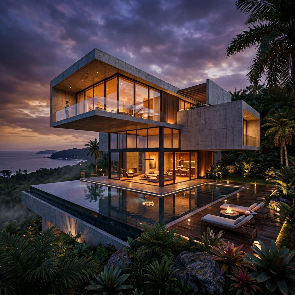 Photorealistic Luxury Villa Architectural Visualization
